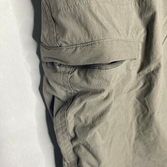 MERRELL Merrill Cargo Pantalone Sportivo Donna 10 Grigio Verde Tasche Cropped