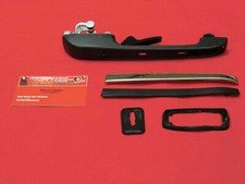 VW Golf 1+2 Jetta Türgriff Türgriffe Schwarz ohne Schloss hinten links (45-203)