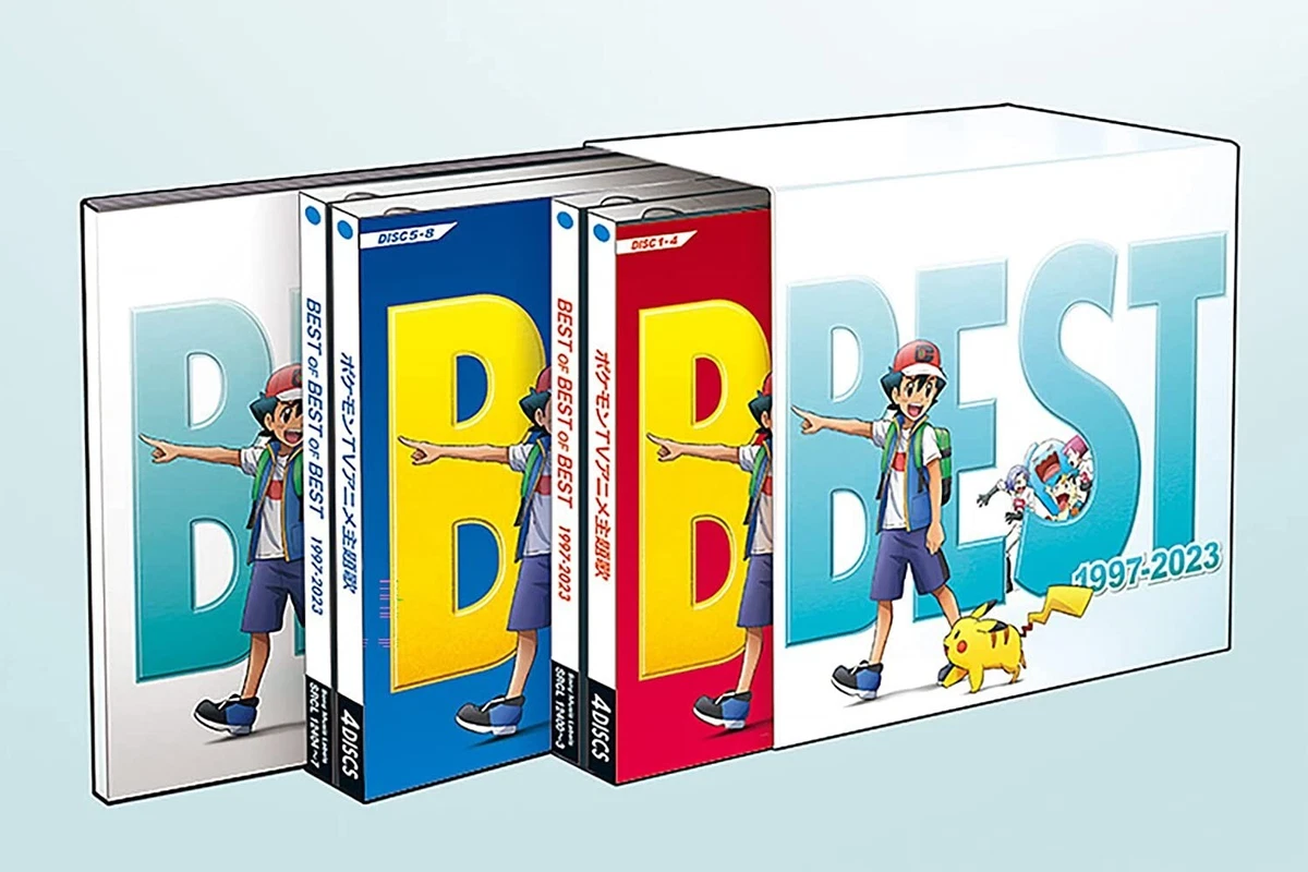 Pokemon TV Anime Theme Song BEST OF BEST OF BEST 1997-2023 (Limited 8CD+Blu-ray)