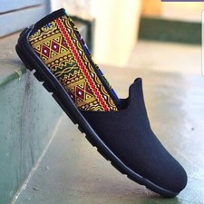 Men Ankara shoes. African wear 