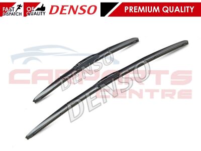 FOR TOYOTA COROLLA VERSO DENSO HYBRID WIPER LEFT RIGHT FLAT BLADE SET 2004-2009