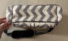 Skip hop cross body diaper bag chevron grey cream — photo 8