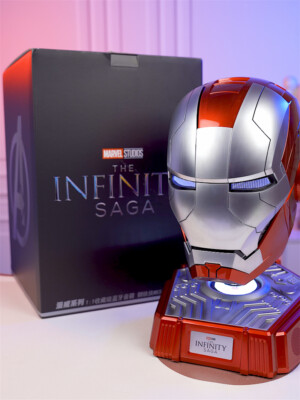 Killerbody 1:1 Iron Man MK5 Helmet + Bluetooth Audio Base Wearable Voice Control