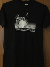 Borders Book Shop - Birmingham, Mlchigan - Vintage/Single Stitch/Black/M