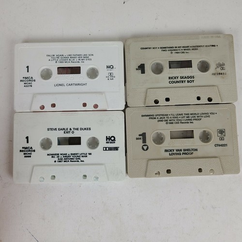 7x Country Music Cassette Lot Ricky Shelton, Steve Earle, Waylon, Bellamy Bros - Picture 3 of 6