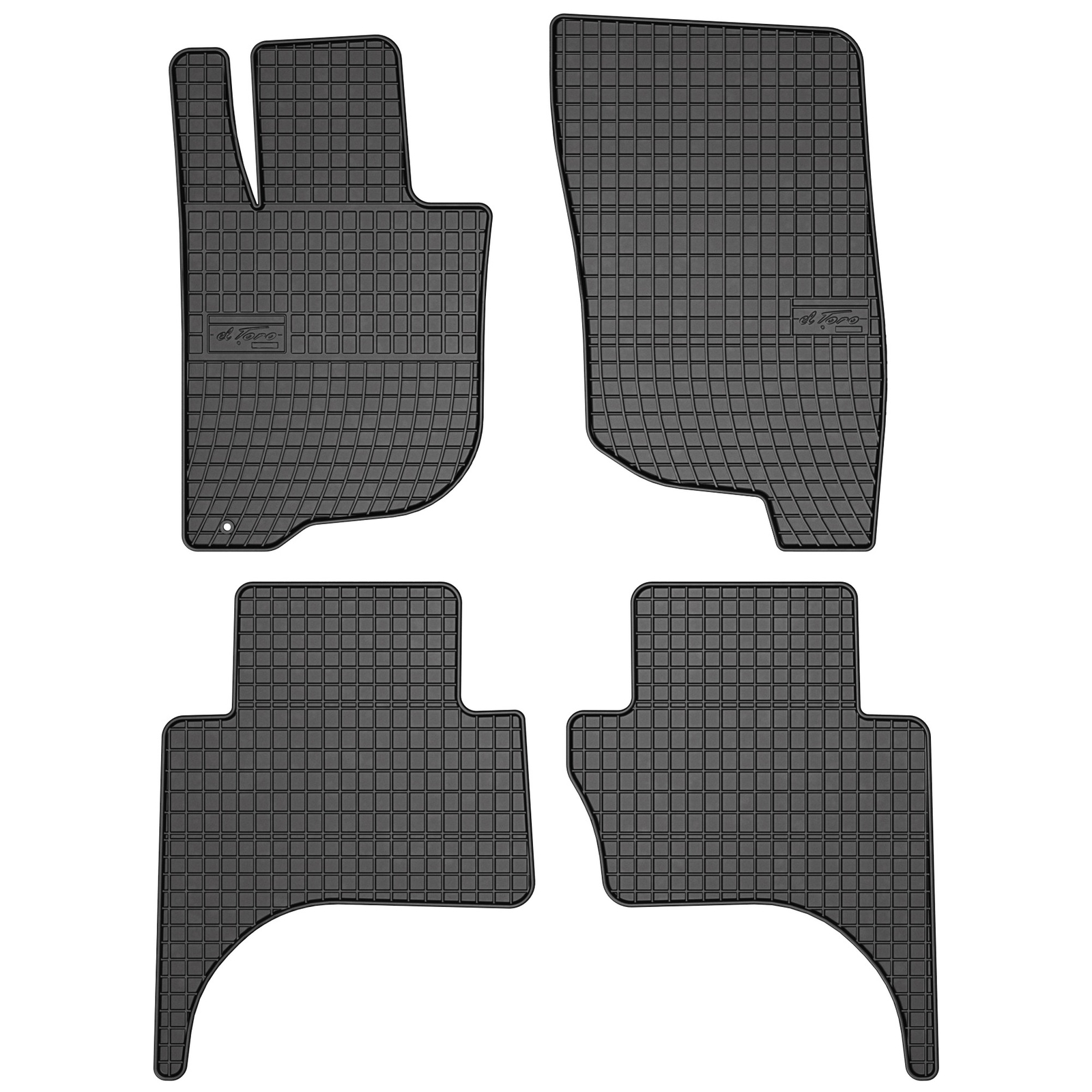 Tapis de sol pour Fiat Fullback 2015-2019 Frogum El Toro idéal pour le tout-terrain