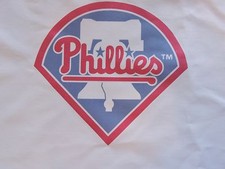 1 PHILADELPHIA PHILLIES MLB BASEBALL QUILT BLOCK QUILTING SEWING FABRIC MATERIAL