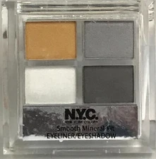 N.Y.C. New York Color Smooth Mineral Kit Eyeliner/Eyeshadow FLASH 0121-02