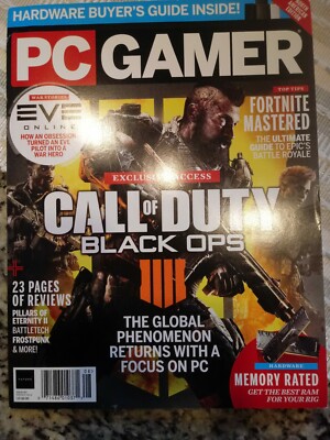 Pc gamer exclusive access call of duty black ops issue 307 buyer's