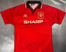 Manchester United 1994/1995 Umbro Home football shirt Soccer Jersey size M