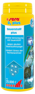 Sera pond O2 plus 500ml / 500g - direkte Versorgung mit Sauerstoff Gartenteich