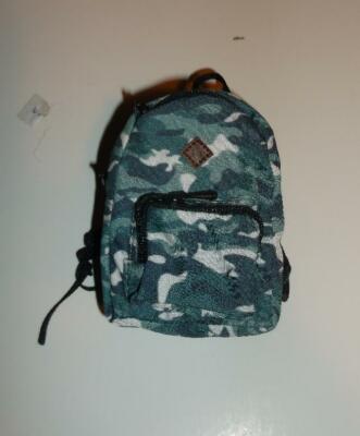1/6 12'' One Toys blue cammo student backpack loose