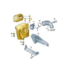 Original Luftfilter Luftfilterkasten Gehäuse Audi RS4 RS5 8W0133837R Neu