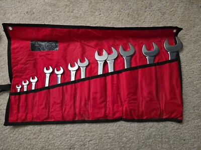 EGA Master 69313 Offset Open End Wrench Set: 12 Pc, 1/4 in - 1-1/4 in