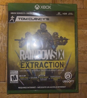 Tom Clancy's Rainbow Six Extraction Video Game, XBOX ONE, 2022 Brand New Sealed