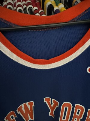 NBA NY Knicks John starks サイン入り？ユニフォーム VTG 90's Champion New York Knicks John Starks Jersey Sz. 40