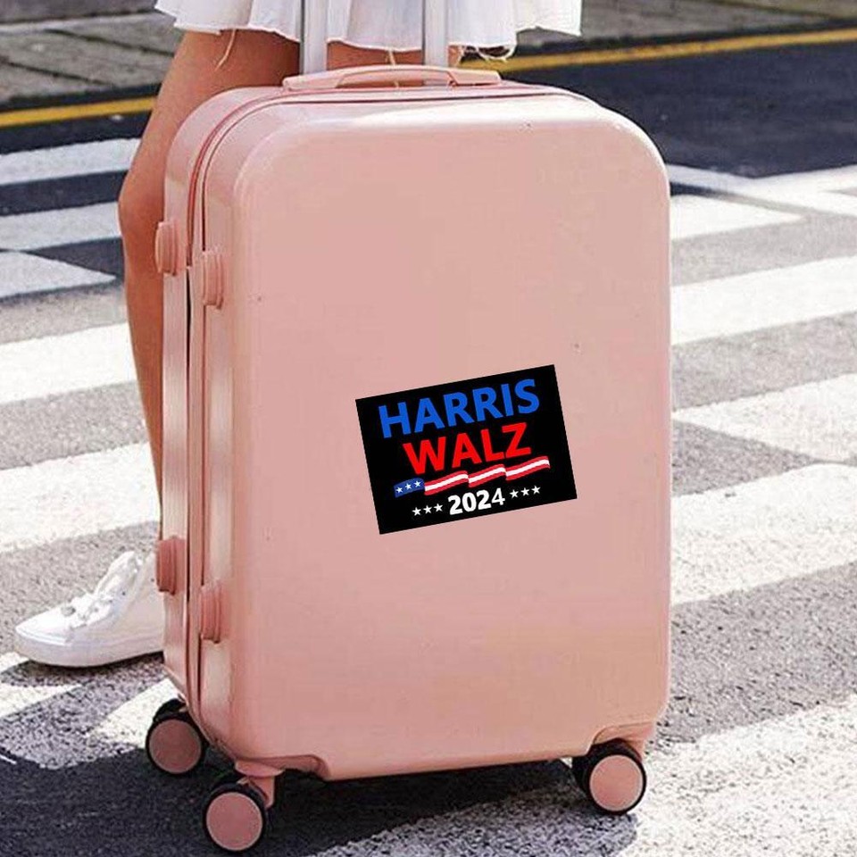 10pcs Kamala Harris / Harris Walz Bumper Sticker President 2024 Decals