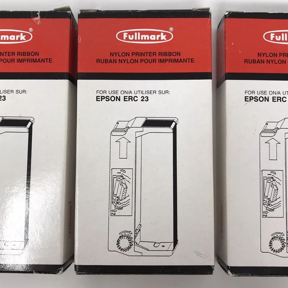 3 Fullmark N832 Nylon Printer Ribbon Epson Erc 23 M250 M255 M265 M280V Sanyo 590 - Image 4 of 4