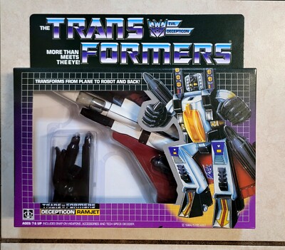 TRANSFORMERS G1 RAMJET US SELLER MISB RARE! DECEPTICON JET TOY ROBOT SEEKER