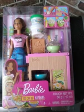 2019 BARBIE You Can Be Anything - Noodle Maker Playset - Red Auburn Hair - NEW 