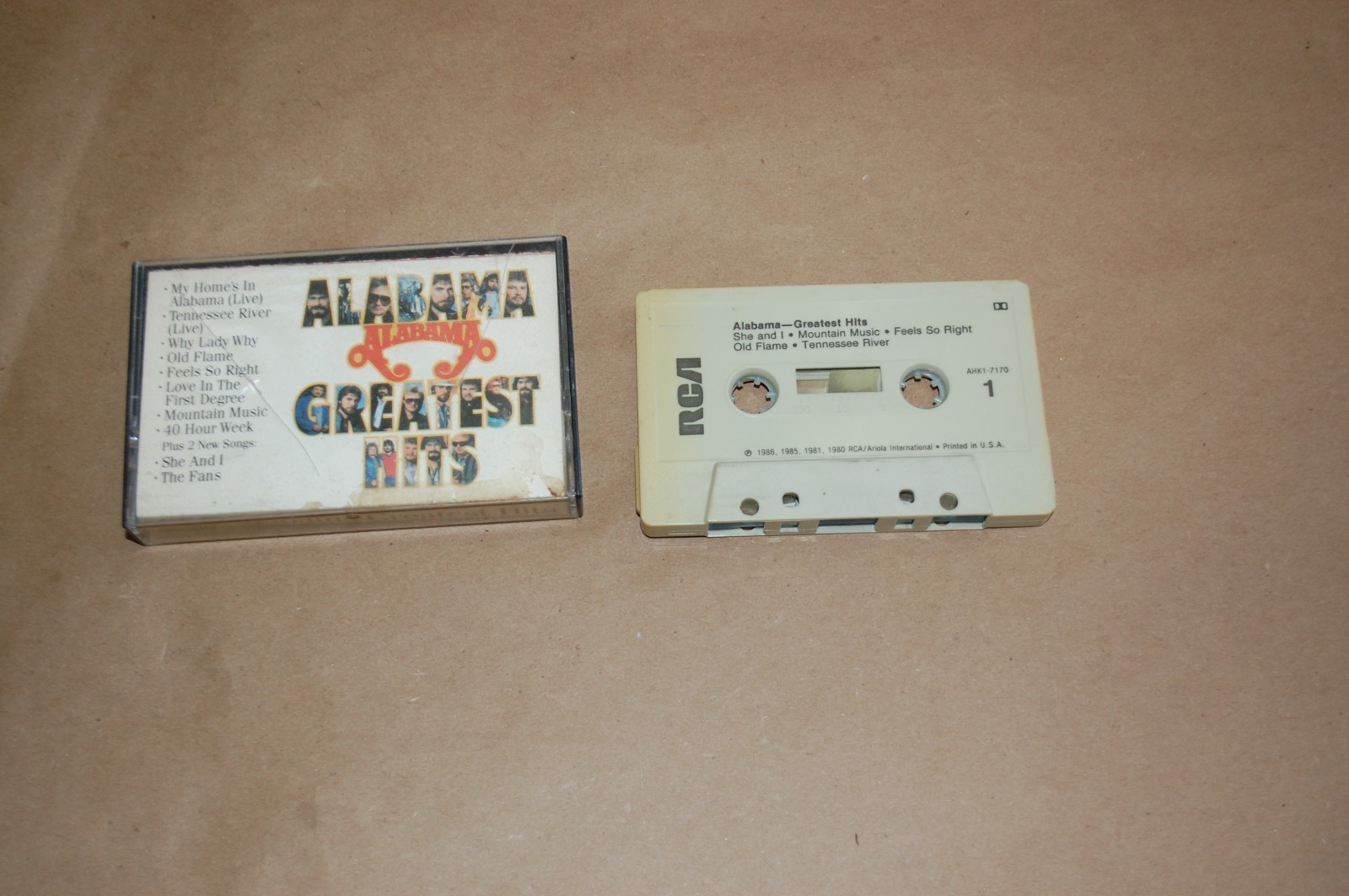 Alabama Greatest Hits Cassette Tape