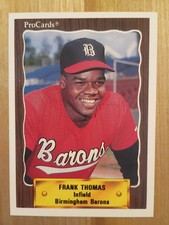 FRANK THOMAS 1990 ProCards HOF  Minor League #1116 Birmingham Barons Baseball