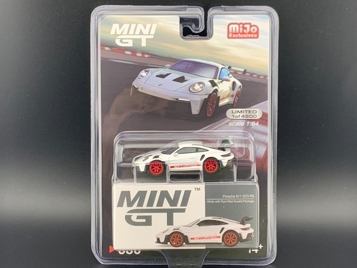 MINI GT Porsche 911 (992) GT3 RS with Pyro Red Accent Package #630