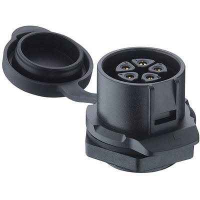 Lutronic 0272 04 Rundsteckverbinder Kupplung, Einbau Gesamtpolzahl: 4   1 St.