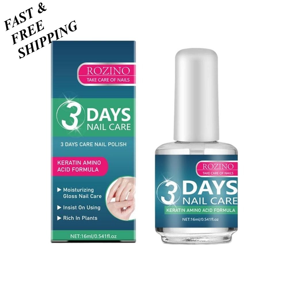 NEW ROZINO 3 Days Nail Care - Keratin Amino Acid Formula Superior Nail Nourish--