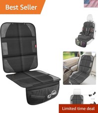 Luxurious Waterproof Car Seat Protector with Thick Padding Storage Pockets