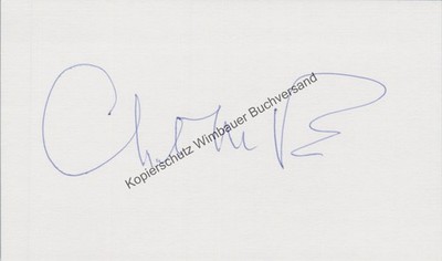 Original Autogramm Charles M. Rice Nobelpreis Physiologie 2020 // Autogramm Auto