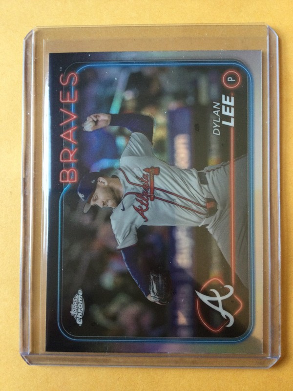 2024 Topps Chrome Update Dylan Lee Refractor Atlanta Braves