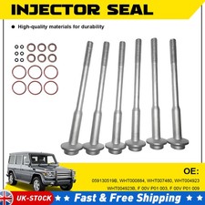 6x Fuel Injector Seal Washers Bolts Kit For Audi Q7 Q5 A6 A4 3.0 TDI 059130519B