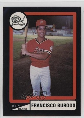 1988-89 BYN Puerto Rico Winter League Francisco Burgos #100 1c7