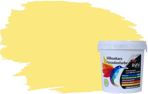 RyFo Colors Silikonharz Fassadenfarbe Lotuseffekt Trend Gelbtöne - bunte Farbe - Bild 85 von 93