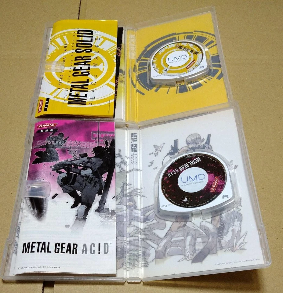 Metal Gear Solid PSP 6 Game Bundle Portable Ops Acid Peace Walker Set - Image 4 of 4