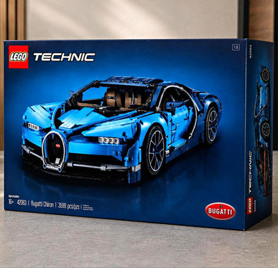 LEGO Technic Bugatti Chiron Set 42083, 16+, 3599 Teile, Box, Kunststoff