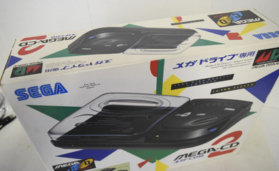 SEGA Mega Drive MEGA CD 2 Console Boxed Genesis Tested Japanese