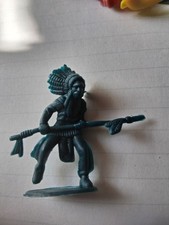 Lot Of Vintage Western Cowboys Indians Toy Soldiers Plastic Figures Wagons