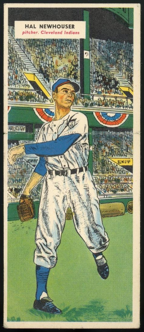 1955 Topps Double Header Newhouser / Bishop VG+ #109/110