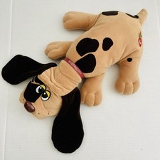 Tonka Pound Puppy 18" Vintage 1985 Brown with Dark Brown Spots Plush Dog