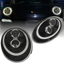 Xenon Scheinwerfer Set Schwarz f&uuml;r Porsche 911 997 2004&ndash;2009 mit LED Standlicht