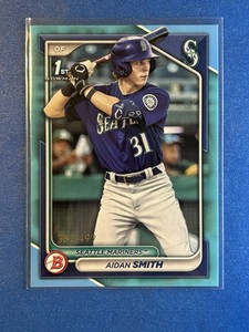 2024 Aidan Smith 1st Bowman Paper Sky Blue #387/499 #BP-45 Mariners