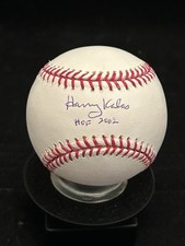 Harry Kalas HOF 2002 Signed Baseball JSA COA Broadcaster Phillies Frick Award