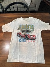 Vintage 1988 Monterey Historic Races T-Shirt Ferrari Cars Laguna Seca Large
