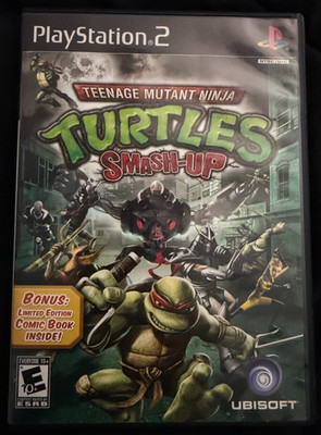 Teenage Mutant Ninja Turtles Smash-Up PlayStation 2 PS2 Complete w/Comic CIB