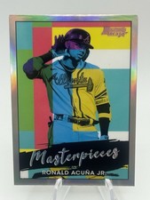 Ronald Acuña Jr 2021 Bowman's Best Bowman Masterpieces #BM-10 Atomic Refractor