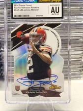 Johnny Manziel Auto AU / Authentic Signature 10 rookie
