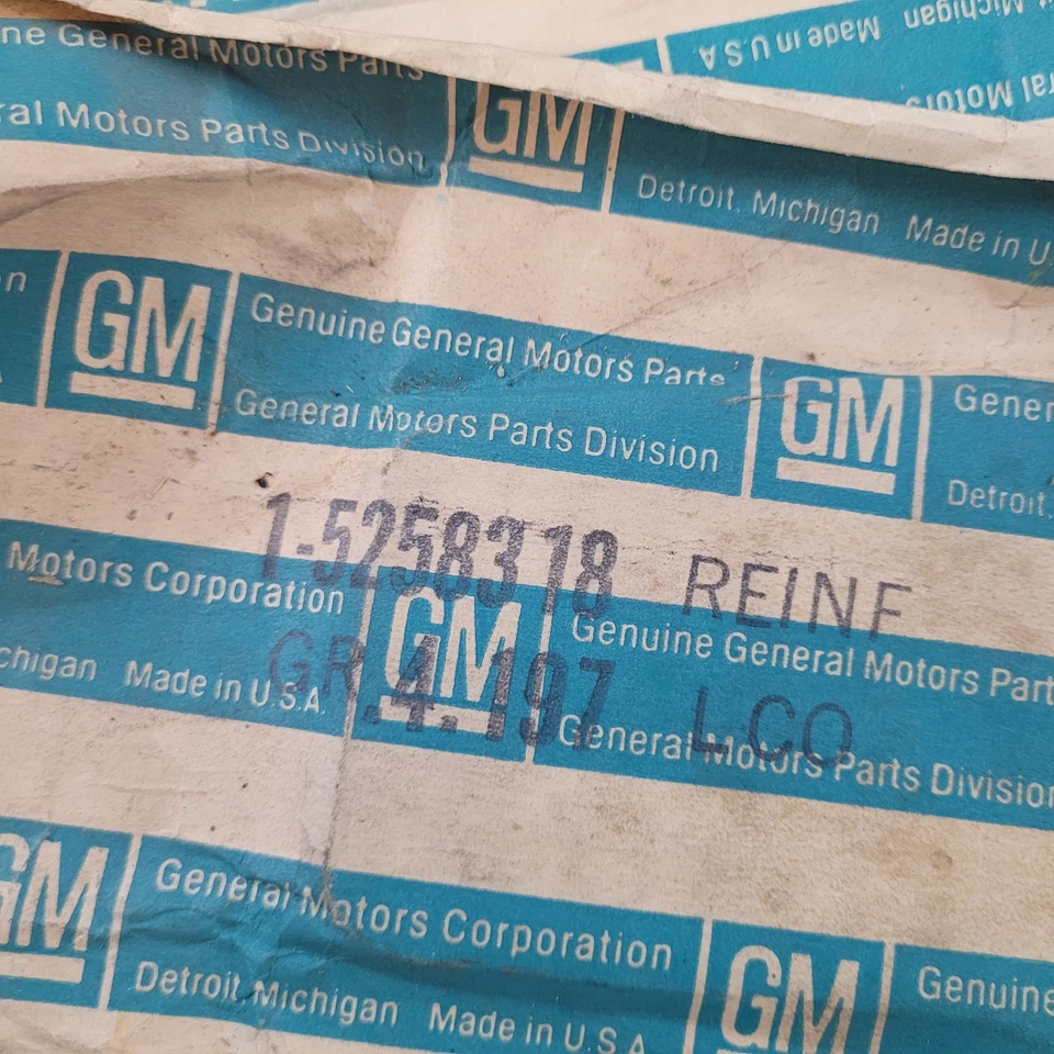 Placa de transmisión NOS GM 5258318 THM180 1982-1987 Chevy Chevette Pontiac T1000 Foto 2 de 4