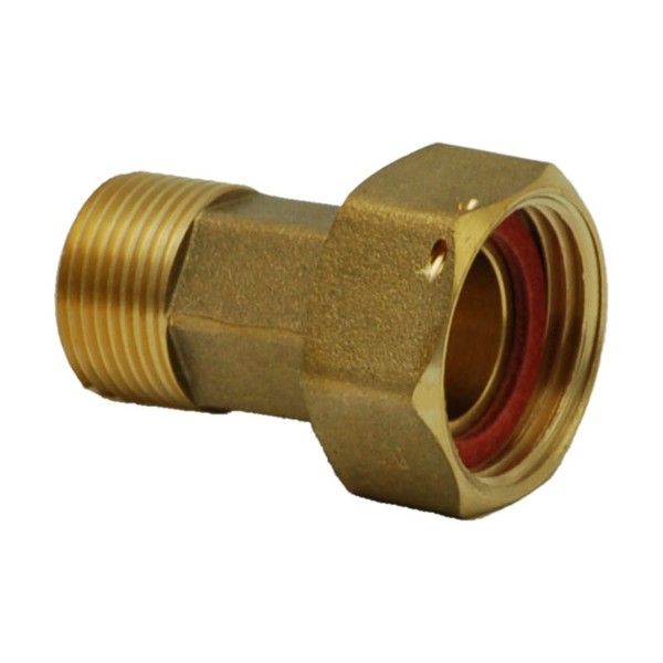 "WasserzäHlerverschraubung Messing Blank Mit Dichtung, 1 1/4\" Ag X 1 1/2\" ÜWm"-image